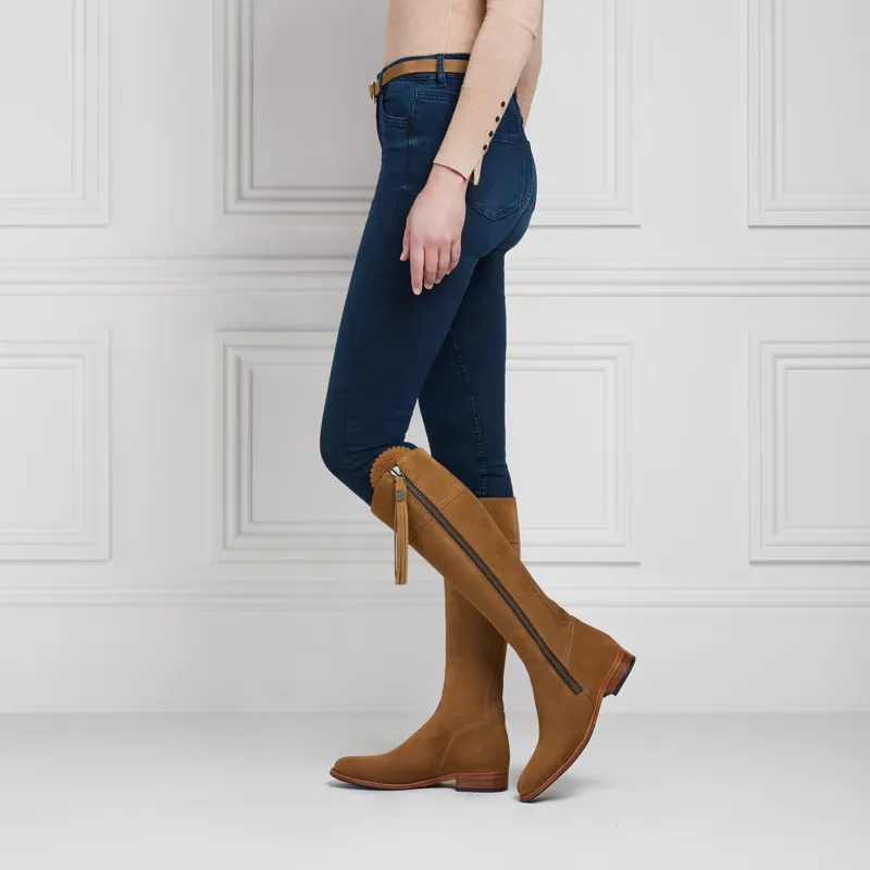 Heeled boots deals tan